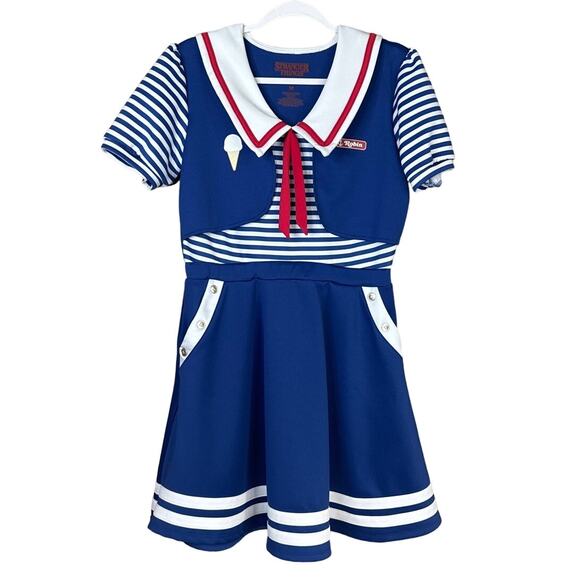 Hot Topic Stranger Things Robin Scoops Ahoy Halloween Costume Dress Size Medium - Picture 1 of 8